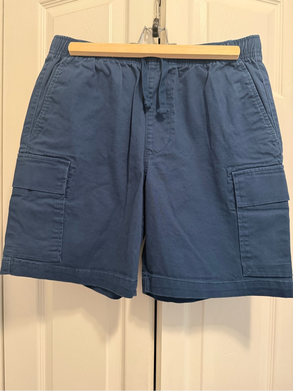 Old Navy Navy Blue Cargo Shorts with Drawstring Waist